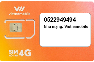 Sim Vietnamobile 0522949494 