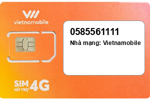 Sim Vietnamobile 0585561111 