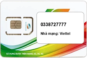 Sim Viettel 0338727777 