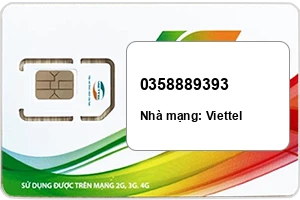 Sim Viettel 0358889393 