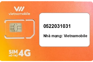 Sim Vietnamobile 0522031031 