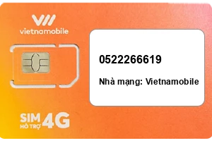 Sim Vietnamobile 0522266619 