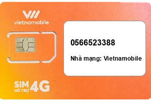 Sim Vietnamobile 0566523388 