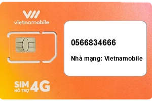 Sim Vietnamobile 0566834666 