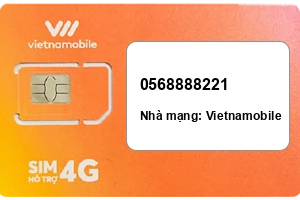 Sim Vietnamobile 0568888221 