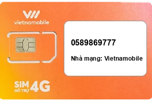 Sim Vietnamobile 0589869777 