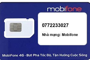 Sim Mobifone 0772233027 