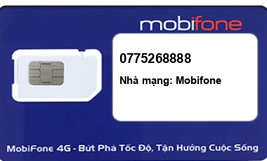 Sim Mobifone 0775268888 