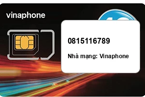 Sim Vinaphone 0815116789 
