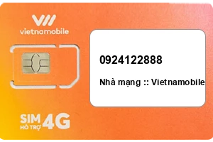 Sim Vietnamobile 0924122888 