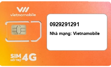 Sim Vietnamobile 0929291291 
